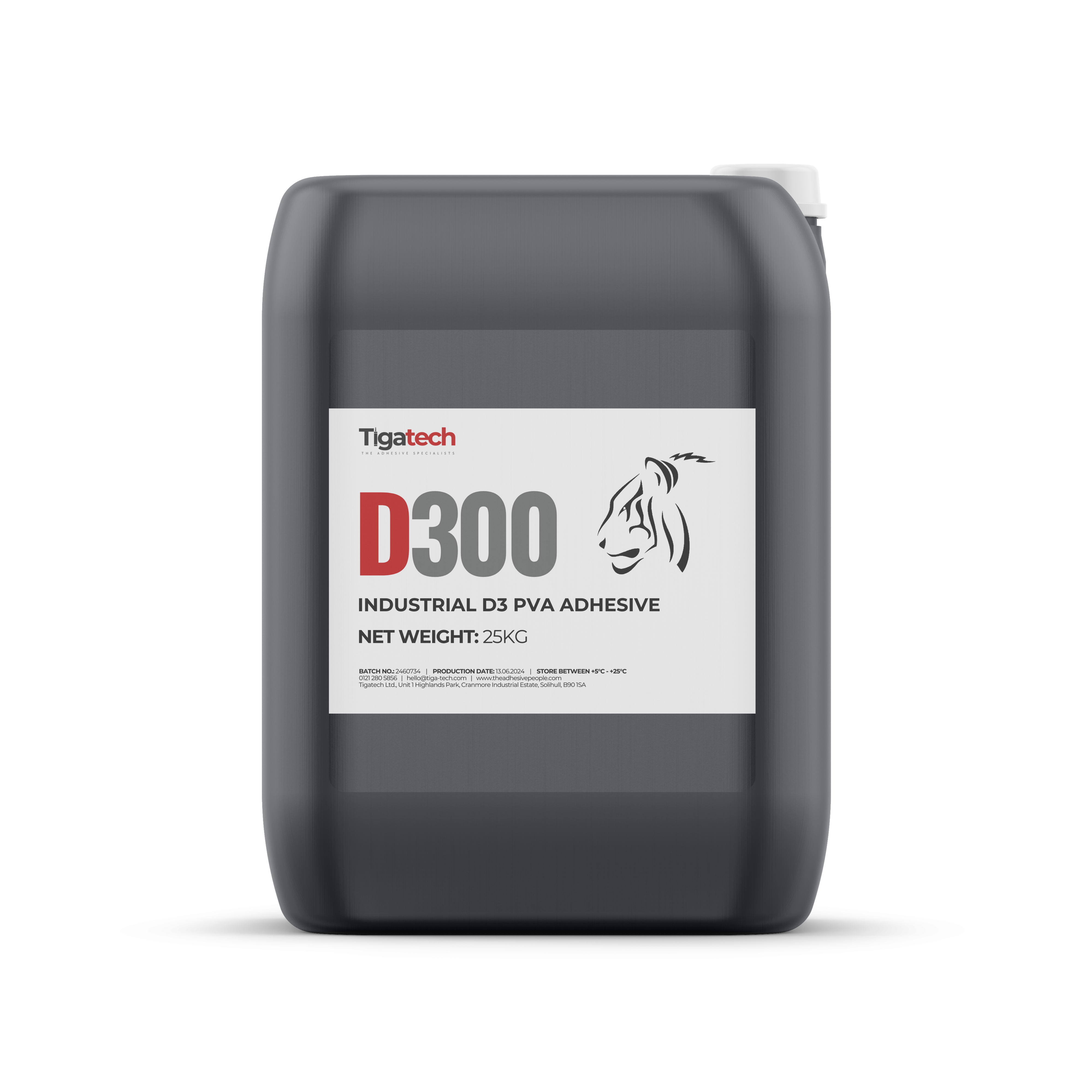 Tigatech D300 Industrial Grade D3 PVA Adhesive