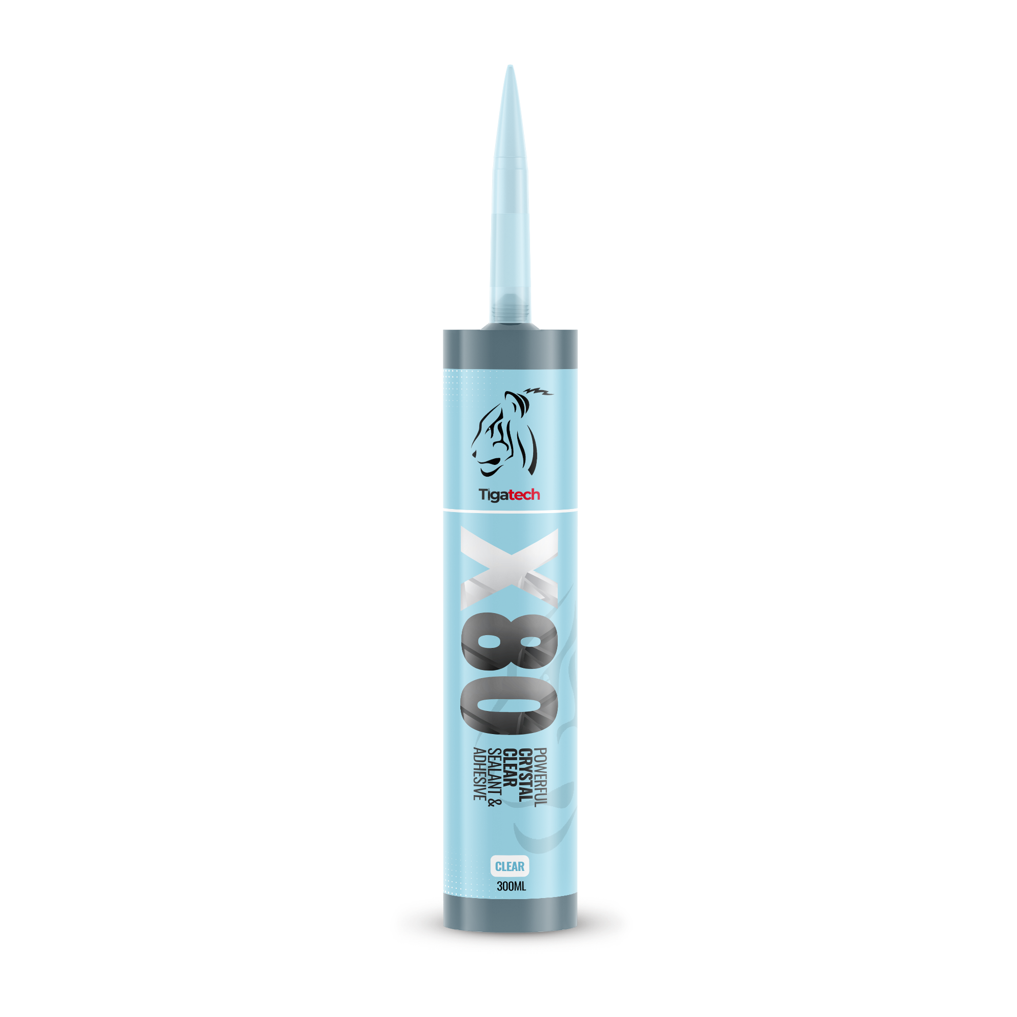 Tigatech X80 Crystal Clear Adhesive & Sealant